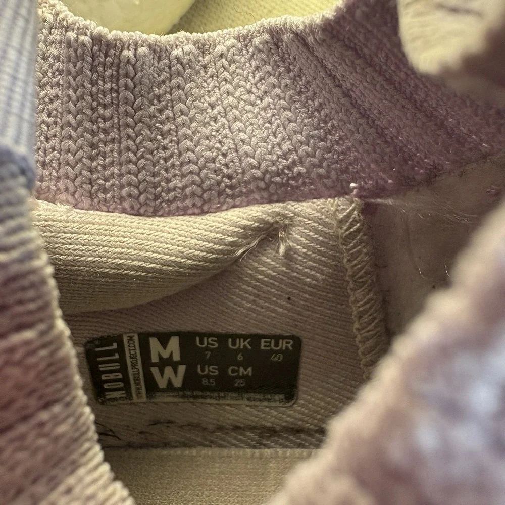 No Bull Drive Knit Runner Mens‎ Running Athletic Shoes Lilac Sz W8.5 M7 Lace Up
